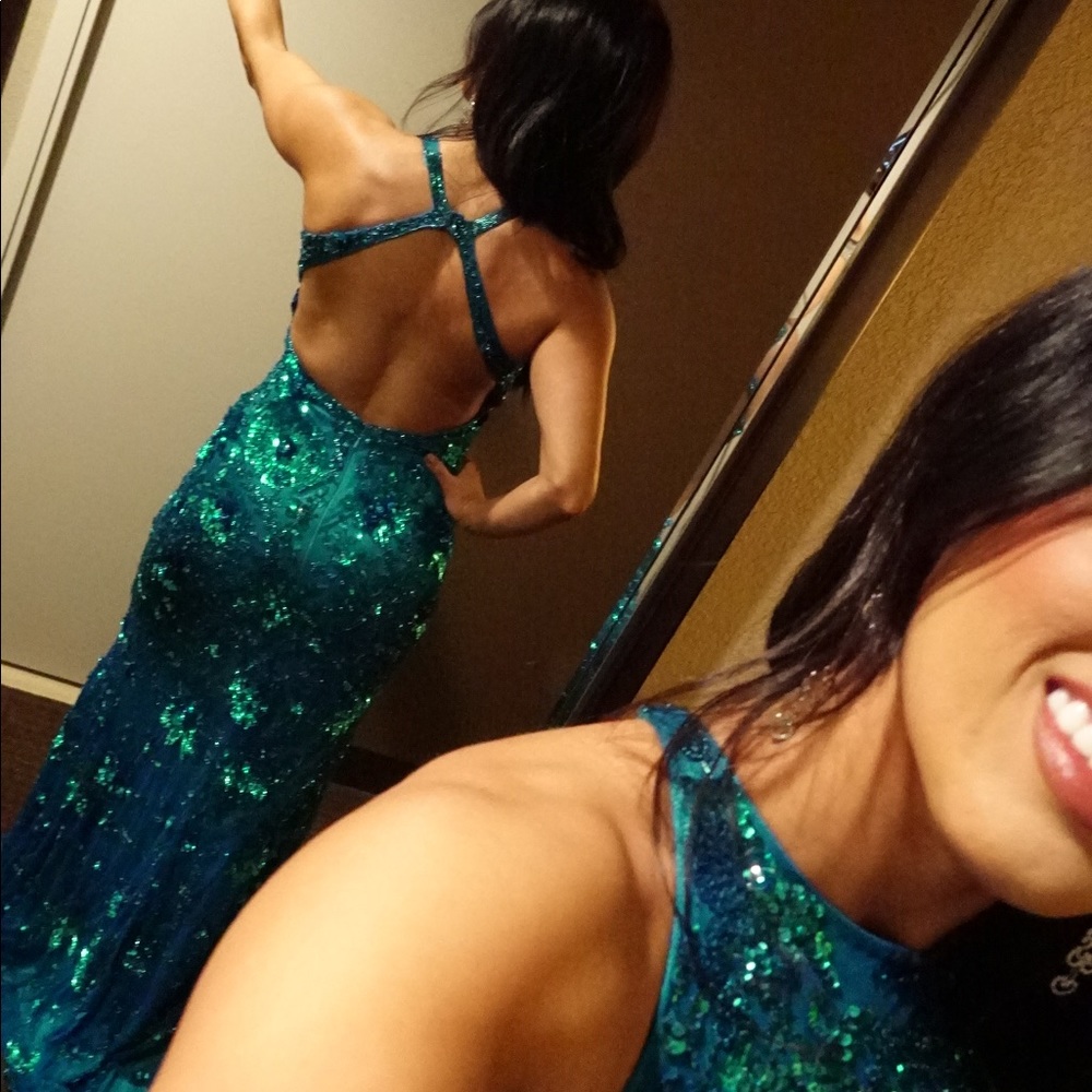 Primavera Couture Mardi Gras/Prom/Homecoming Dress